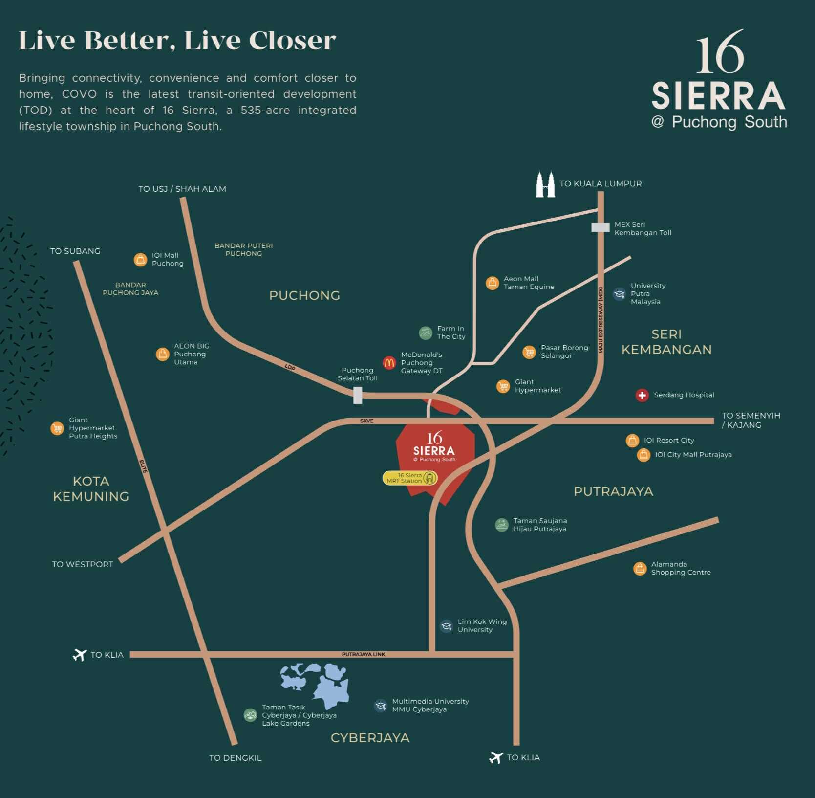 Map of COVO location